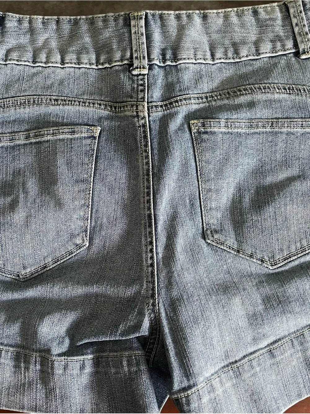 Light Blue Denim Jeans Shorts